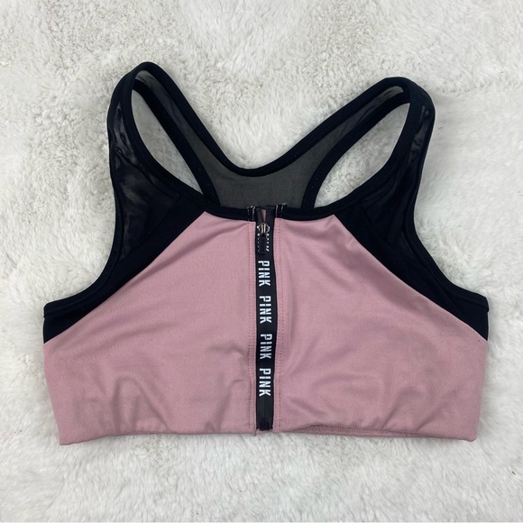 Victoria Secret Pink Ulimate Light Pink Sports Bra - Picture 1 of 7